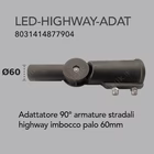 Immagine di Adattatore regolabile 90° per faro stradale INTEC HIGHWAY