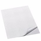 Immagine di Blocco per lavagna magnetica cm 68x96,5 quadretti mm 10 colore bianco - 25 fogli