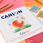 Immagine di Cartoncino canson colorline cm 50x70 g220 colori assortiti risma da 200 fogli