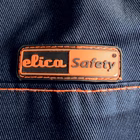 Immagine di Giubbino da lavoro ELICA SAFETY PLATINO in cotone sanforizzato da 250 gr/mq colore blu taglia XL