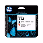Immagine di Testina stampa HP 774 P2V97A nero opaco+rosso crom