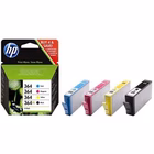Immagine di Combo pack Inkjet HP 364 N9J73AE nero+colore -4pz 850 copie