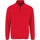 Immagine di Felpa mezza zip SOL'S STAN colore rosso taglia XXXL