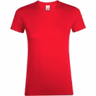 Immagine di T-shirt manica corta girocollo donna SOL'S REGENT colore rosso taglia L