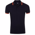 Immagine di Polo manica corta SOL'S PASADENA UOMO colore blu navy/arancio fluo taglia M