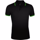 Immagine di Polo manica corta SOL'S PASADENA UOMO colore nero/verde lime taglia M