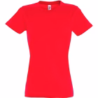 Immagine di T-Shirt manica corta SOL'S IMPERIAL DONNA colore rosso taglia XXL