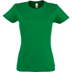 Immagine di T-Shirt manica corta SOL'S IMPERIAL DONNA colore verde taglia XXXL