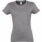 Immagine di T-Shirt manica corta SOL'S IMPERIAL DONNA colore grigio medio melange taglia XXL