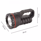 Immagine di Faro led Rubber in caucciù naturale 0,5 Watt 35 Lumen batteria D colore nero