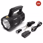 Immagine di Faro led Icaro in abs 3 Watt 170 Lumen ricaricabile colore antracite