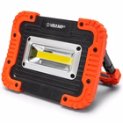 Immagine di Proiettore led da lavoro X-men 5 Watt 500 Lumen con supporto orientabile batteria AA colore nero