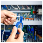 Immagine di Nastro autoadesivo isolante mm 15x10 m certificato VDE colore blu