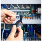 Immagine di Nastro autoadesivo isolante mm 25x25 m certificato VDE colore nero