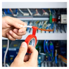 Immagine di Nastro autoadesivo isolante mm 19x25 m certificato VDE colore rosso