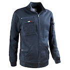Immagine di Felpa zip lunga SOTTOZERO RAIL colore blu navy taglia M