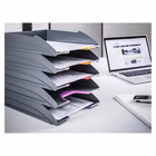 Immagine di Set 5 vaschette portacorrispondenza VARICOLOR® TRAY SET A4 colore grigio antracite