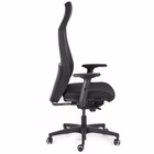 Immagine di Sedia semidirezionale ITALIANS similpelle colore nero