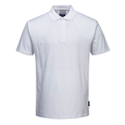 Immagine di Polo manica corta ESD antistatica PORTWEST AS21 colore bianco taglia XL