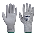 Immagine di Guanti palmo pu taglio mr PORTWEST A622 colore grigio taglia S - paio