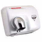 Immagine di Asciugamani elettrico a fotocellula e lampada UVC MAGNUM 2000 Watt colore bianco porcellanato