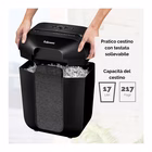Immagine di Distruggidocumenti a frammenti FELLOWES LX50 livello sicurezza P-4 colore nero