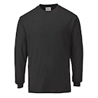 Immagine di T-Shirt maniche lunghe ignifuga e antistatica PORTWEST FR11 colore nero taglia L