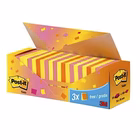 Immagine di Post-It 3M 654 100 ff 76x76 colori neon assortiti