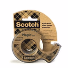 Immagine di Nastro adesivo invisibile SCOTCH MAGIC a base vegetale mm 19x20 m 1 rotolo + 1 dispenser