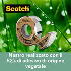 Immagine di Nastro adesivo invisibile SCOTCH MAGIC a base vegetale mm 19x20 m 1 rotolo + 1 dispenser