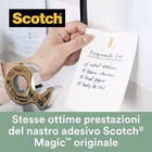 Immagine di Nastro adesivo invisibile SCOTCH MAGIC a base vegetale mm 19x20 m 1 rotolo + 1 dispenser