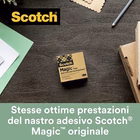 Immagine di Dispenser SCOTCH C38 + Nastro invisibile SCOTCH MAGIC a base vegetale mm 19x33 m 1 dispenser + 3 rot