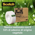Immagine di Nastro adesivo invisibile SCOTCH MAGIC a base vegetale mm 19x30 m