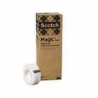 Immagine di Nastro adesivo invisibile SCOTCH MAGIC a base vegetale mm 19x30 m value pack