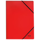 Immagine di Cartella con elastici angolari in cartone riciclato LEITZ RECYCLE f.to A4 colore rosso