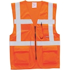 Immagine di Gilet PORTWEST EXECUTIVE BERLINO colore arancione taglia XXXXXL