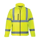 Immagine di Softshell 2x1 hi-vis (3l) PORTWEST S428 colore giallo taglia XXL