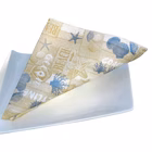 Immagine di Tovagliolo Airlaid in carta a secco MCR 40x40 Ocean colore blu 50 pezzi