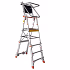 Immagine di Scala professionale con piattaforma FARAONE PLS 5 gradini