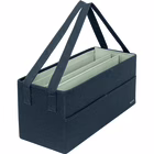 Immagine di Organizer da scrivania pieghevole in tessuto rinforzato con cartone LEITZ grigio opaco