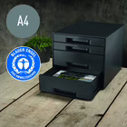 Immagine di Cassettiera a cubo A4 Maxi LEITZ RECYCLE nero