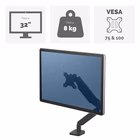 Immagine di Braccio monitor FELLOWES singolo PLATINUM Series colore nero - fino a 32"