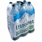 Immagine di Acqua minerale LEVISSIMA bottiglia 100% R-PET liscia ml 1500
