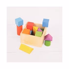 Immagine di Costruzioni CWR in legno serie Primi Blocchi - 16 pezzi