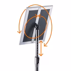 Immagine di Espositore da pavimento DURABLE con cornice a scatto in alluminio A4