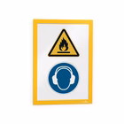 Immagine di Cornice adesiva DURABLE DURAFRAME 23,5x32 giallo