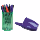 Immagine di Penna a sfera colori assortiti BIC CRISTAL ORIGINAL punta media mm 1 - conf. da 16 + 4 omaggio