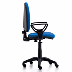 Immagine di Sedia operativa VIKY con braccioli blu