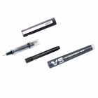 Immagine di Roller colore nero PILOT HI-TECPOINT V5 ricaricabile Greenpack punta fine mm 0,5 (10roller+15refill)