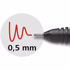 Immagine di Roller colore rosso SCHNEIDER XTRA 805 punta superfine mm 0,5